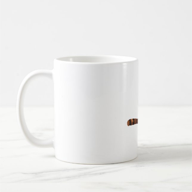 R is for Ringtailed Mongoose Coffee Mug (Left)