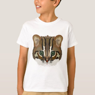 R is for Rusty Spotted Cat T-Shirt