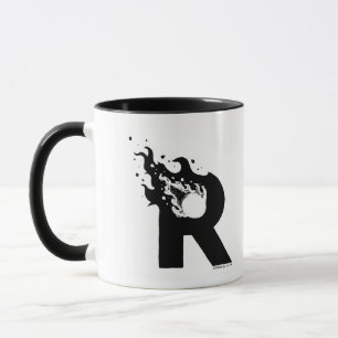 R logo monogram mug