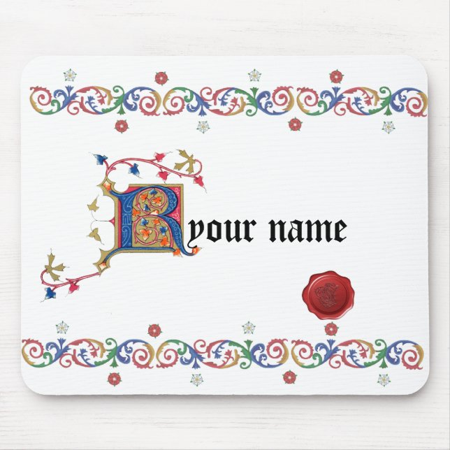 R mediaeval Mousepad (Front)