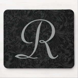 R :: Monogram R Elegant Mousepad - Initial Letter