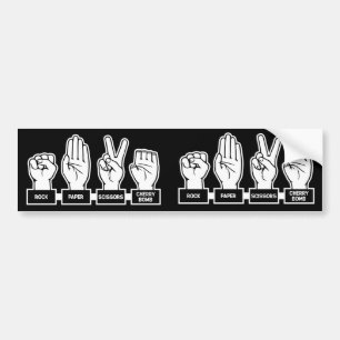 R-P-S-Cherry Bomb Bumper Sticker