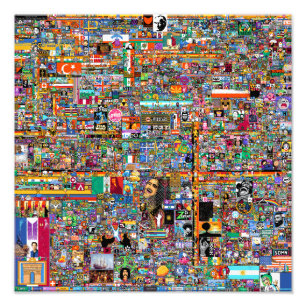 R/Place Final Rest before the Void Photo Print