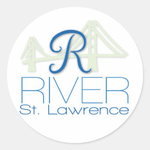 R River- Saint Lawrence Sticker