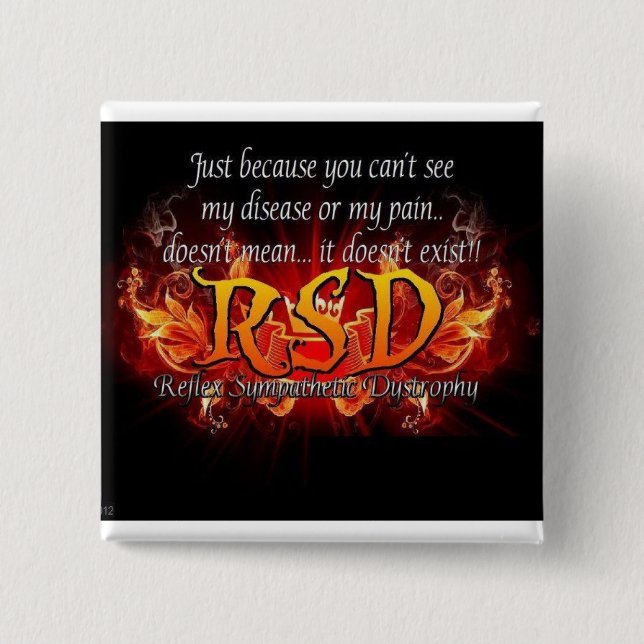 R S D awareness button (Front)