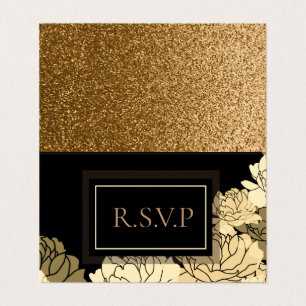 R.S.V.P gold, tan, yellow 50th anniversary