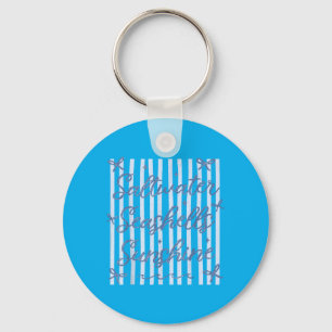 r Seashells Sunshine Salty Ocean Coquette Beach Key Ring