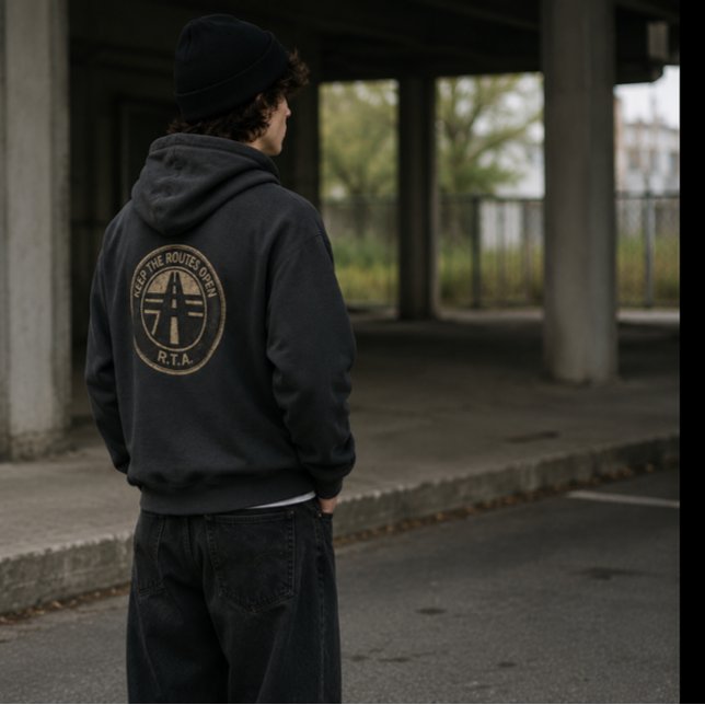 R.T.A. Keep The Routes Open Distressed Transit Hoodie (Creator Uploaded)