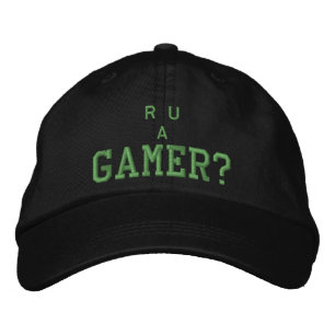 "R U A Gamer?" Are You a Gamer? Embroidered Hat