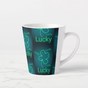 R U Feeling Lucky Latte Mug