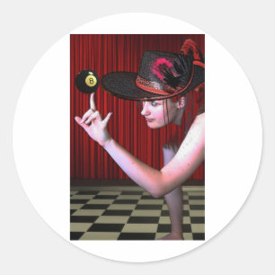 R U GAME 2- CLASSIC ROUND STICKER