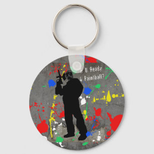 R U Ready 4 Paintball? Key Ring