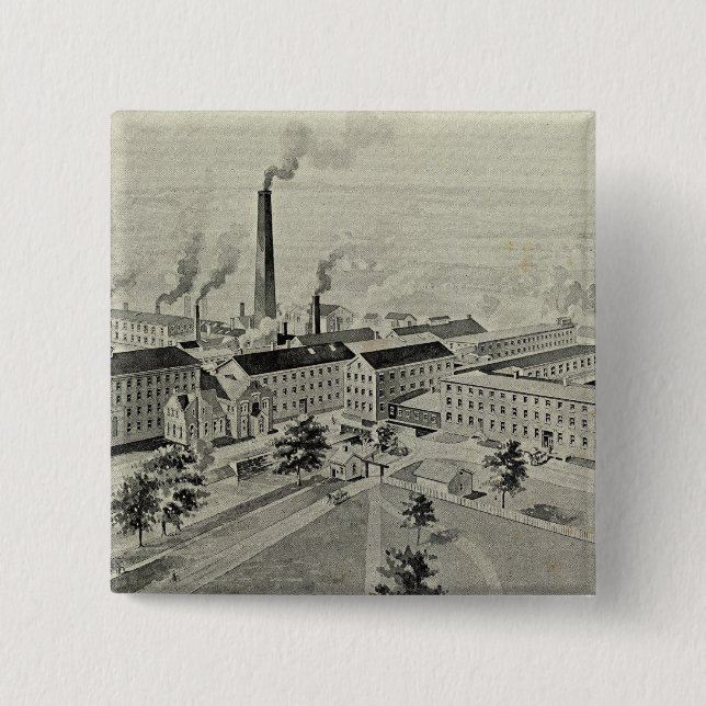 R Wallace & Sons Mfg Co 15 Cm Square Badge (Front)