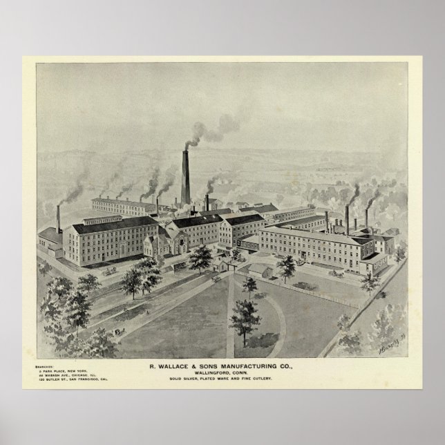 R Wallace & Sons Mfg Co Poster (Front)