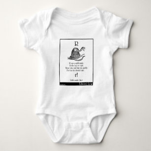 R was a rattlesnake baby bodysuit