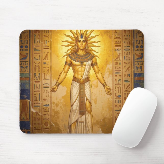 Ra – Ägyptischer Sonnengott´2 Mouse Mat (With Mouse)