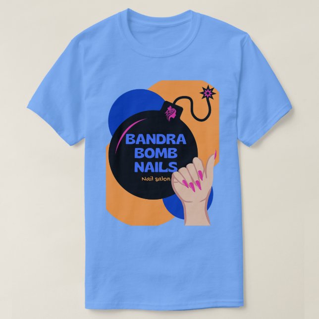 RA BOMB NAILS T-Shirt (Design Front)