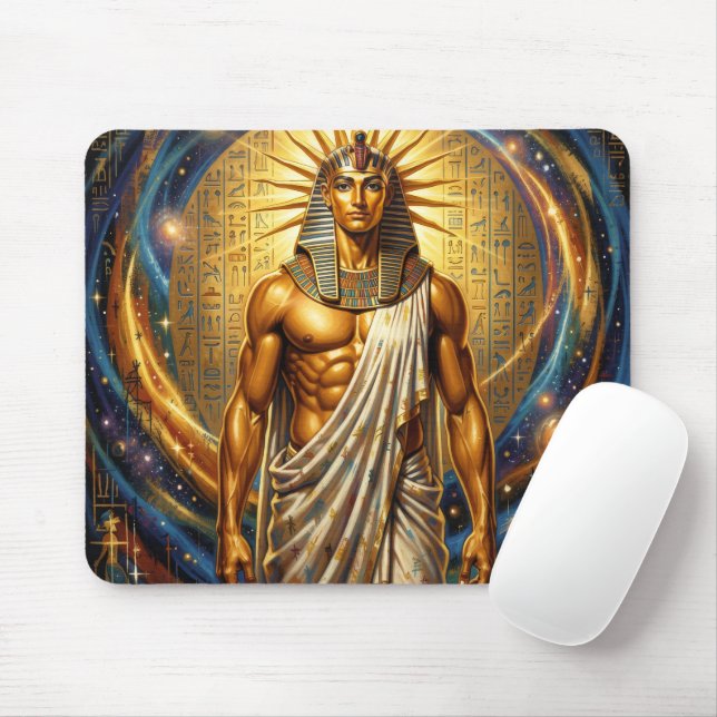 Ra – Egyptian Sun God´4 Mouse Mat (With Mouse)