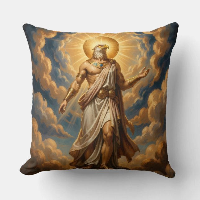Ra – Egyptian Sun God Cushion (Front)