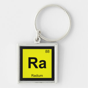Ra - Radium Chemistry Periodic Table Symbol Key Ring