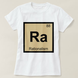 Ra - Rationalism Philosophy Chemistry Symbol T-Shirt