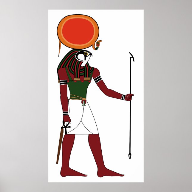 Ra the Ancient Egyptian God of the Sun and Kings Poster (Front)