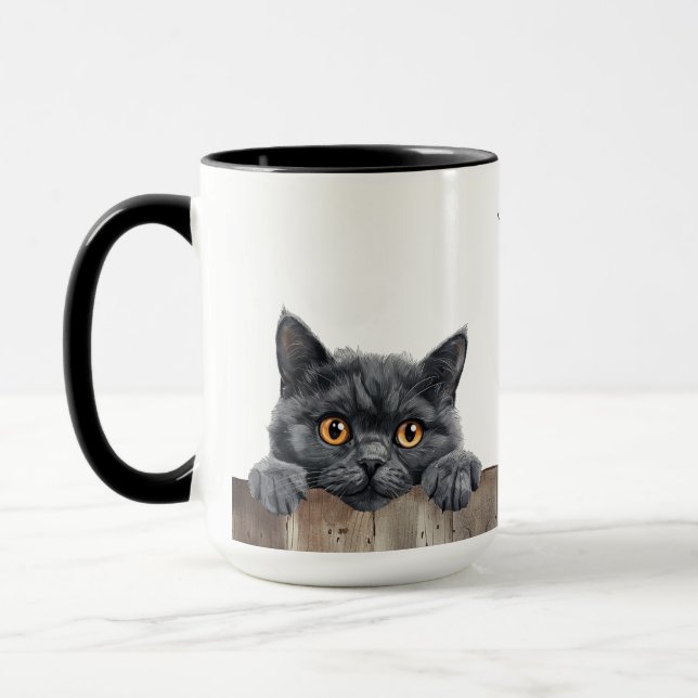 Raas Cat Mug (Left)