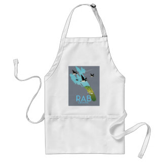 Rab Coratia vintage style map Standard Apron