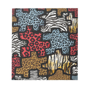 RAB Rockabilly Animal Print Puzzle Notepad