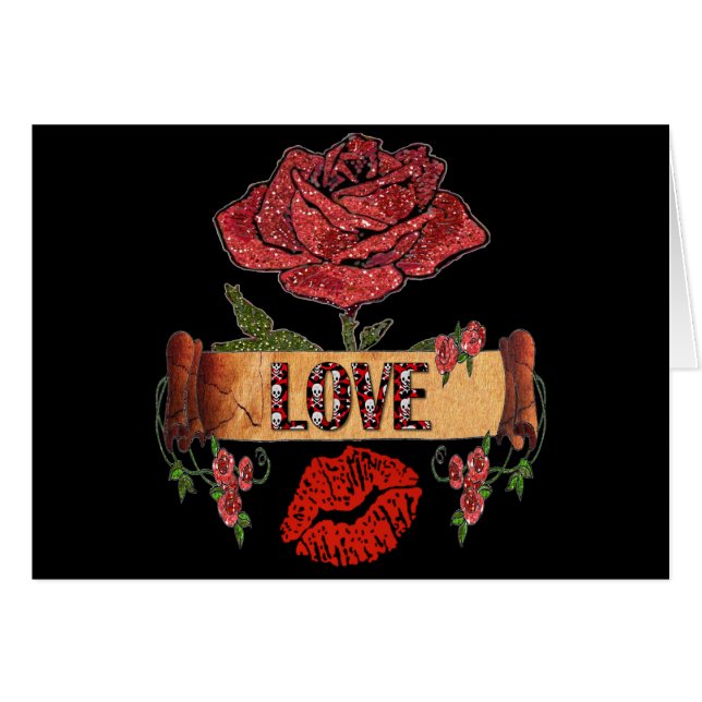 RAB Rockabilly Roses, Love & Lipstick (Front Horizontal)