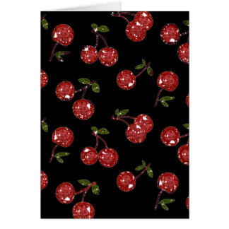 RAB Rockabilly Very Cherry Cherries On Black