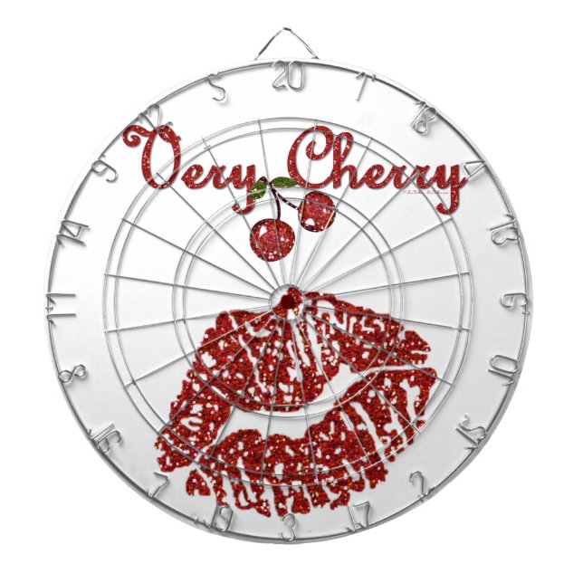 RAB Rockabilly Very Cherry Kiss Dartboard (Front)