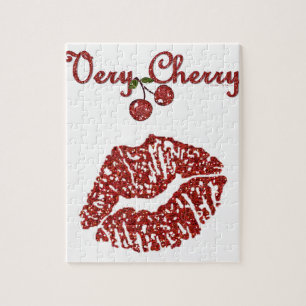 RAB Rockabilly Very Cherry Kiss Jigsaw Puzzle