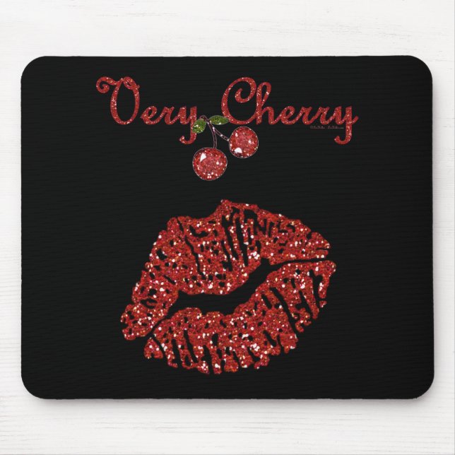 RAB Rockabilly Very Cherry Kiss Mouse Mat (Front)