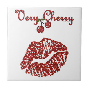 RAB Rockabilly Very Cherry Kiss Tile
