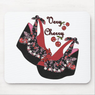 RAB Rockabilly Very Cherry Shoes Mouse Mat