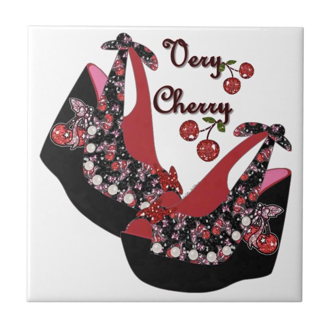 RAB Rockabilly Very Cherry Shoes Tile (Front)