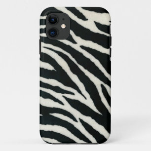 RAB Rockabilly Zebra Print Black & White iPhone 11 Case