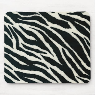 RAB Rockabilly Zebra Print Black & White Mouse Mat