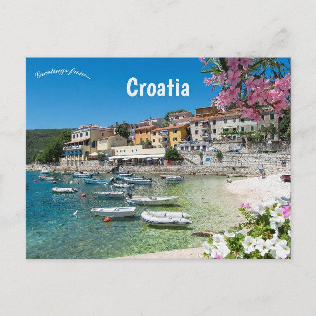 Rabac Croatia Postcard (Front)