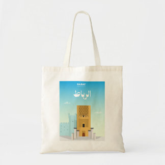 Rabat Cityscape – Illustrated Morocco Tote Bag