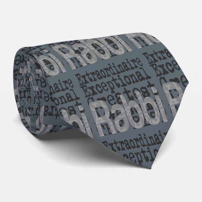 Rabbi Extraordinaire Tie (Rolled)