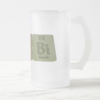 Rabbi-Ra-B-Bi-Radium-Boron-Bismuth.png Frosted Glass Beer Mug