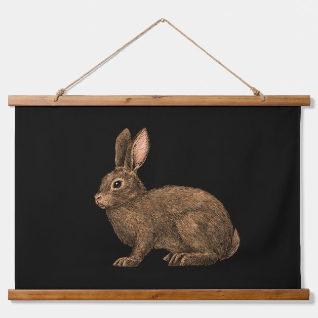 Rabbit 2 hanging tapestry (Front)