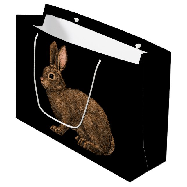 Rabbit 2 large gift bag (Front Angled)