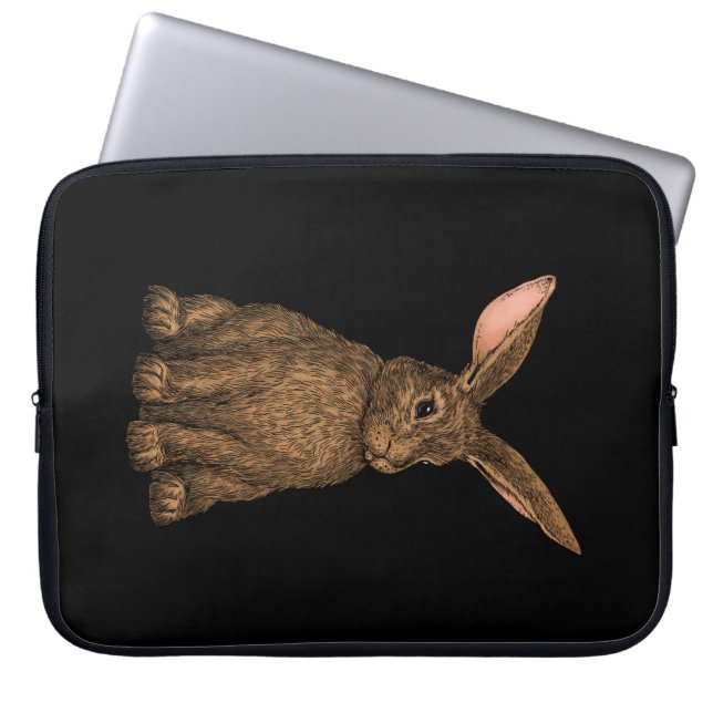 Rabbit 3 laptop sleeve (Front)
