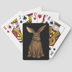 Rabbit 3 playing cards