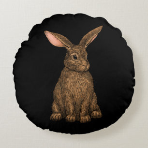 Rabbit 3 round cushion