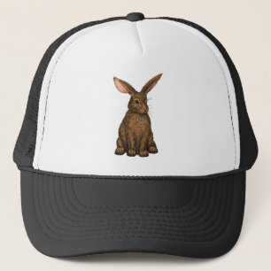Rabbit 3 trucker hat
