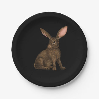 Rabbit 4 paper plate